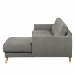 Mørteens Ecksofa Sola Flachgewebe - Grau - Longchair davorstehend rechts - Mit Schlaffunktion -Wohnzimmermöbel boutique en ligne 1000054984 200617 13241600112 DETAILS P000000001000054984
