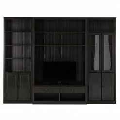 Maison Belfort Wohnwand Lillehammer III (3-teilig) - Kiefer massiv - Kiefer Havanna -Wohnzimmermöbel boutique en ligne 1000056773 210622 15584200015 DETAILS P000000001000056773