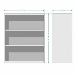 Maja Möbel Regal Fani II - Weiß -Wohnzimmermöbel boutique en ligne 1000057763 180706 08074018 GALLERYIMAGES P000000001000057763