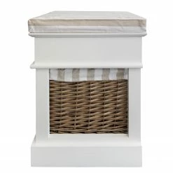 Maison Belfort Sitzbank Elven - Paulownia massiv - Weiß / Braun -Wohnzimmermöbel boutique en ligne 1000058436 30 GALLERYIMAGES P000000001000058436