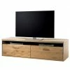 Ars Natura TV-Lowboard Lopburi II - Eiche Bianco teilmassiv