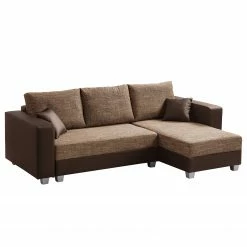 Fredriks Ecksofa Dublin II - (mit Schlaffunktion / beidseitig montierbar) - Kunstleder/Strukturstoff - Dunkelbraun / Braun 32 Fredriks Ecksofa Dublin II - (mit Schlaffunktion / beidseitig montierbar) - Kunstleder/Strukturstoff - Dunkelbraun / Braun -Wohnzimmermöbel boutique en ligne 1000073166 210614 18404300612 DETAILS P000000001000073166