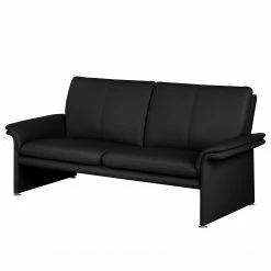 Sofa Capri (2,5-Sitzer) - Echtleder Mabel: Schwarz