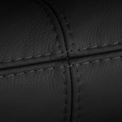 Sofa Capri (2,5-Sitzer) - Echtleder Mabel: Schwarz -Wohnzimmermöbel boutique en ligne 1000073296 220304 110 DETAILS P000000001000073296