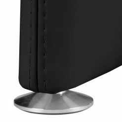 Sofa Capri (2,5-Sitzer) - Echtleder Mabel: Schwarz -Wohnzimmermöbel boutique en ligne 1000073296 220304 130 DETAILS P000000001000073296