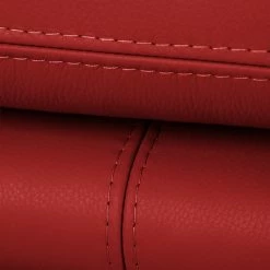 Sofa Capri (3-Sitzer) - Echtleder Mabel: Rot -Wohnzimmermöbel boutique en ligne 1000073311 220304 100 DETAILS P000000001000073311