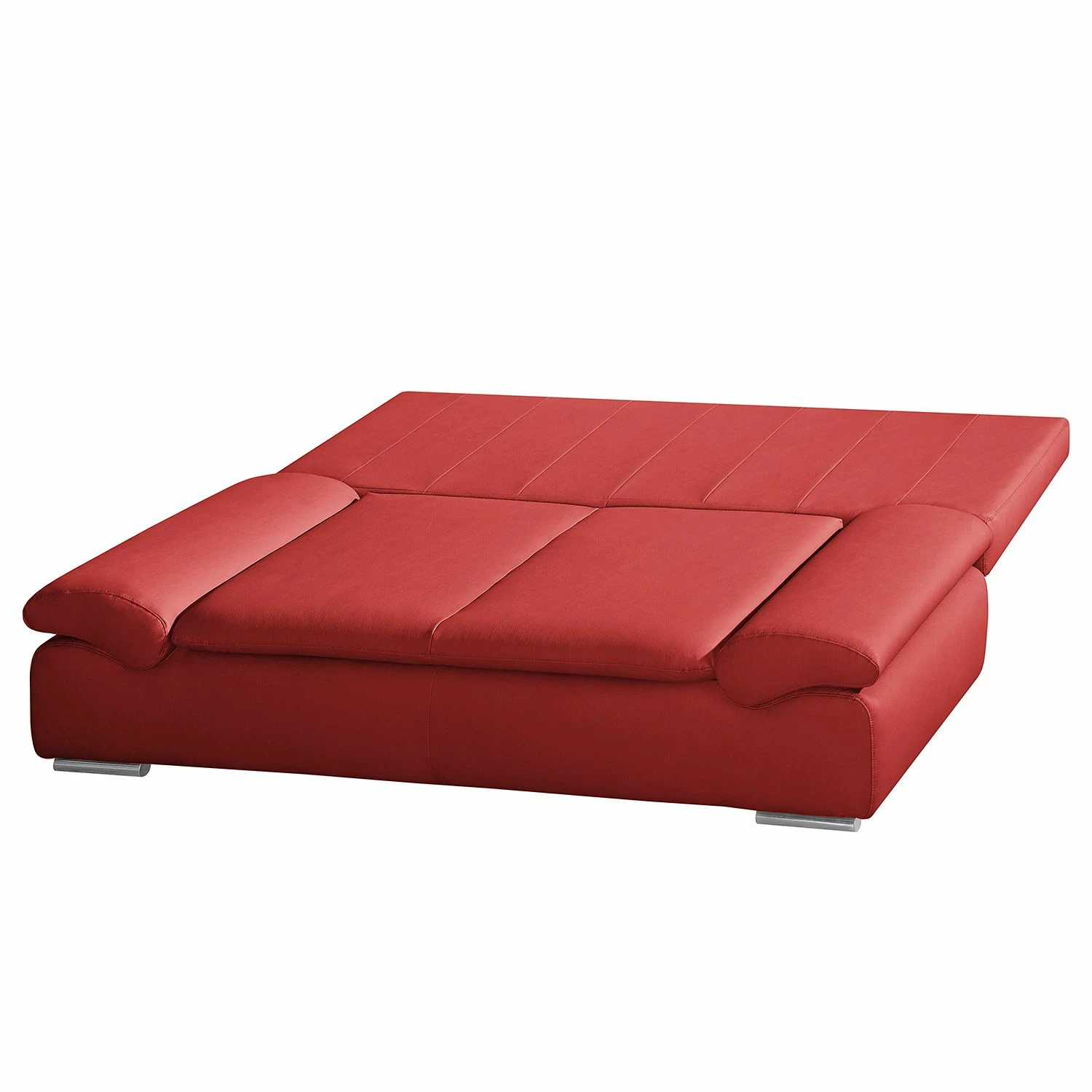 Fredriks Schlafsofa Norris II - Echtleder Rot 11 Fredriks Schlafsofa Norris II - Echtleder Rot – Bild 11