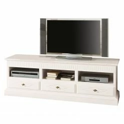 Ridgevalley TV Lowboard La Carlotta - Pinie massiv - Creme