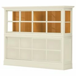 Maison Belfort Highboard Azjana - Pinie Weiß / Pinie Honig