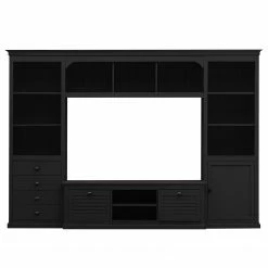 Ridgevalley TV-Wand Sollerön I - Schwarz -Wohnzimmermöbel boutique en ligne 1000084441 201004 12072000875 DETAILS P000000001000084441