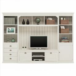 Ridgevalley TV-Wand Sollerön II - Pinie Weiß / Messing -Wohnzimmermöbel boutique en ligne 1000084447 220822 040 DETAILS P000000001000084447