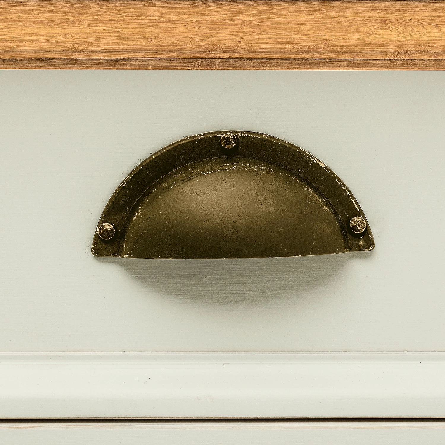 Ridgevalley Sideboard Sollerön I - Pinie Weiß / Pinie Honig / Messing 6 Ridgevalley Sideboard Sollerön I - Pinie Weiß / Pinie Honig / Messing – Bild 6