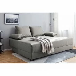 Loftscape Boxspring-Schlafsofa Dingo - Webstoff Luda: Grau -Wohnzimmermöbel boutique en ligne 1000085415 210205 14173900002 MOOD DETAILS P000000001000085415 mood