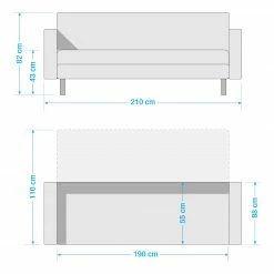 Mørteens Schlafsofa Daru I Webstoff - Webstoff Nims: Hellgrau -Wohnzimmermöbel boutique en ligne 1000086543 201201 16533600008 SKETCH DETAILS P000000001000086543 sketch