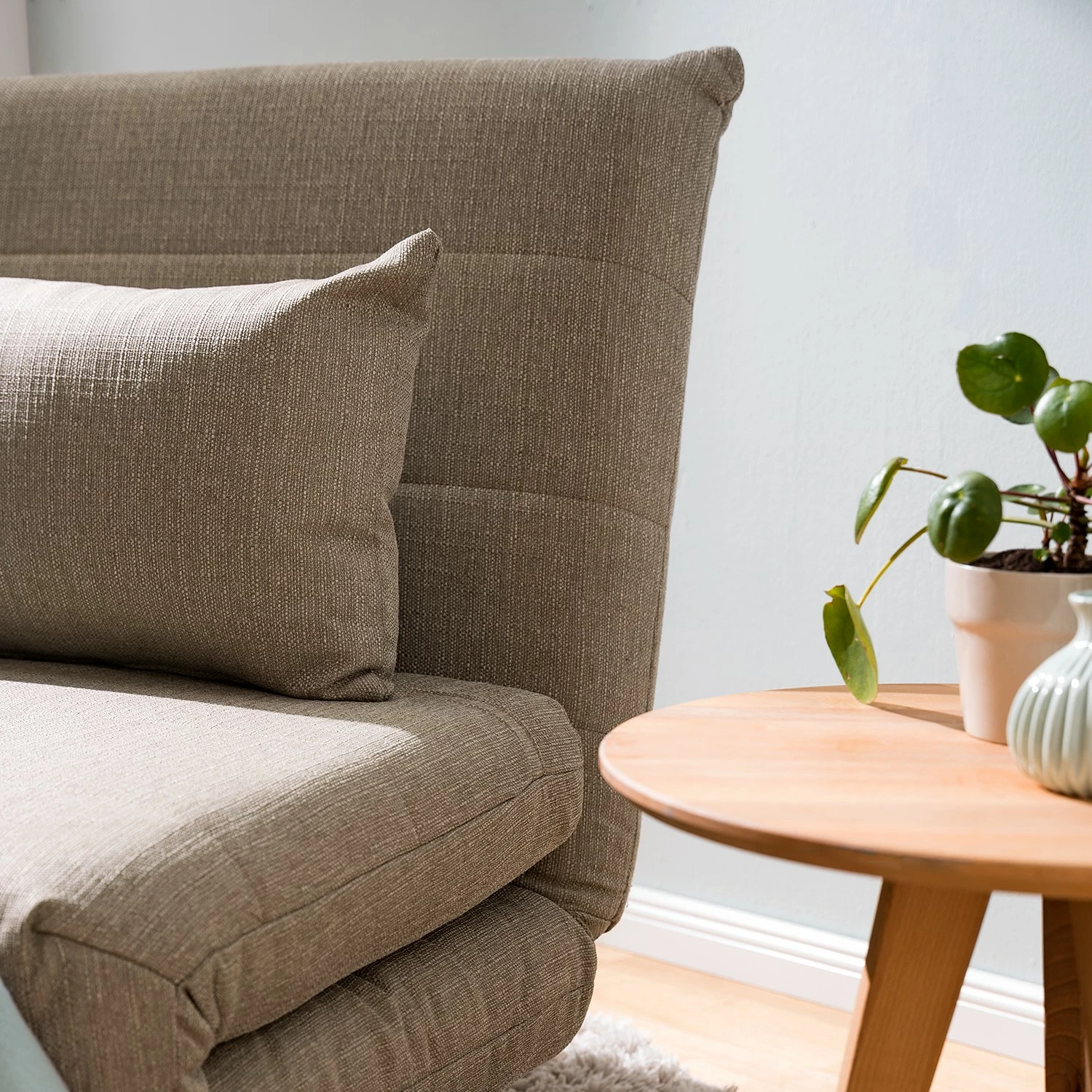 Mørteens Schlafsessel Ösmo Webstoff - Sandgrau 8 Mørteens Schlafsessel Ösmo Webstoff - Sandgrau – Bild 8