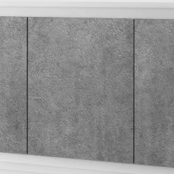 LC Spa Sideboard Forenza - Beton Dekor / Weiß -Wohnzimmermöbel boutique en ligne 1000091559 201029 08234300099 DETAILS P000000001000091559