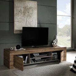 LC Spa TV-Lowboard Milano LC - Eiche Dunkel Dekor -Wohnzimmermöbel boutique en ligne 1000091585 201029 08252600126 MOOD DETAILS P000000001000091585 mood