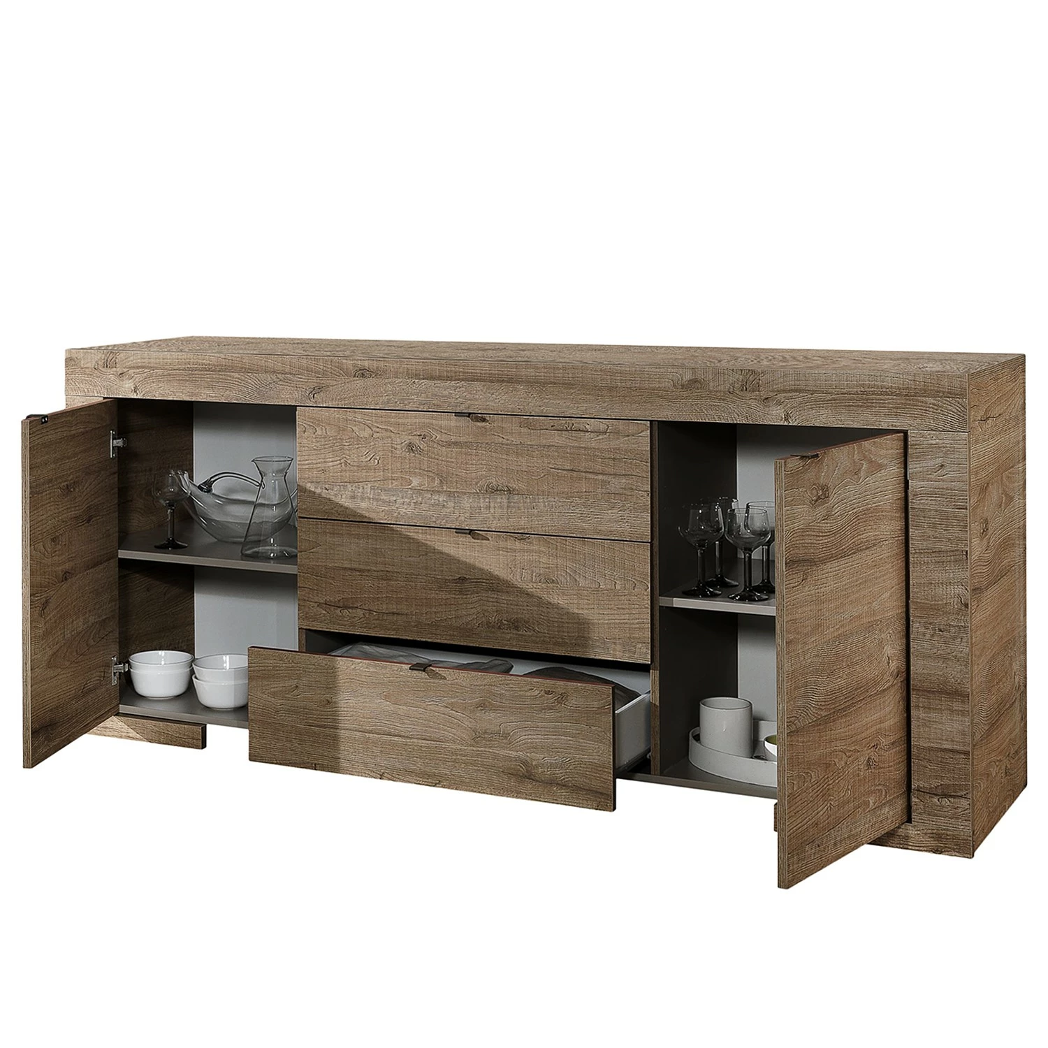 LC Spa Sideboard Milano LC - Eiche Dunkel Dekor 5 LC Spa Sideboard Milano LC - Eiche Dunkel Dekor – Bild 5