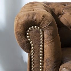 Sofa Torquay (2-Sitzer) - Braun -Wohnzimmermöbel boutique en ligne 1000094671 220121 101044000115 DETAILS P000000001000094671