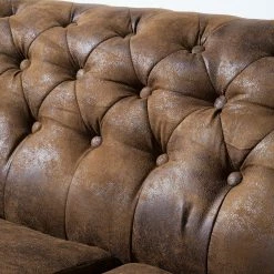 Sofa Torquay (2-Sitzer) - Braun -Wohnzimmermöbel boutique en ligne 1000094671 220121 10104400093 DETAILS P000000001000094671
