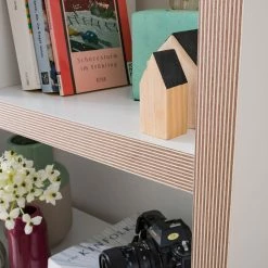 Temahome Regal Berlin - Weiß / Hellbraun - 150 x 198 cm -Wohnzimmermöbel boutique en ligne 1000094984 190215 10314100003 GALLERYIMAGES P000000001000094984