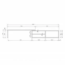 Temahome TV-Lowboard Echo - Grau / Walnuss 39 Temahome TV-Lowboard Echo - Grau / Walnuss -Wohnzimmermöbel boutique en ligne 1000094994 180618 12573202 GALLERYIMAGES P000000001000094994