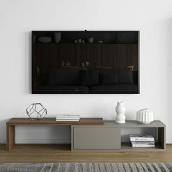 Temahome TV-Lowboard Echo - Grau / Walnuss 23 Temahome TV-Lowboard Echo - Grau / Walnuss -Wohnzimmermöbel boutique en ligne 1000094994 180712 10470165 MOOD GALLERYIMAGES P000000001000094994 mood