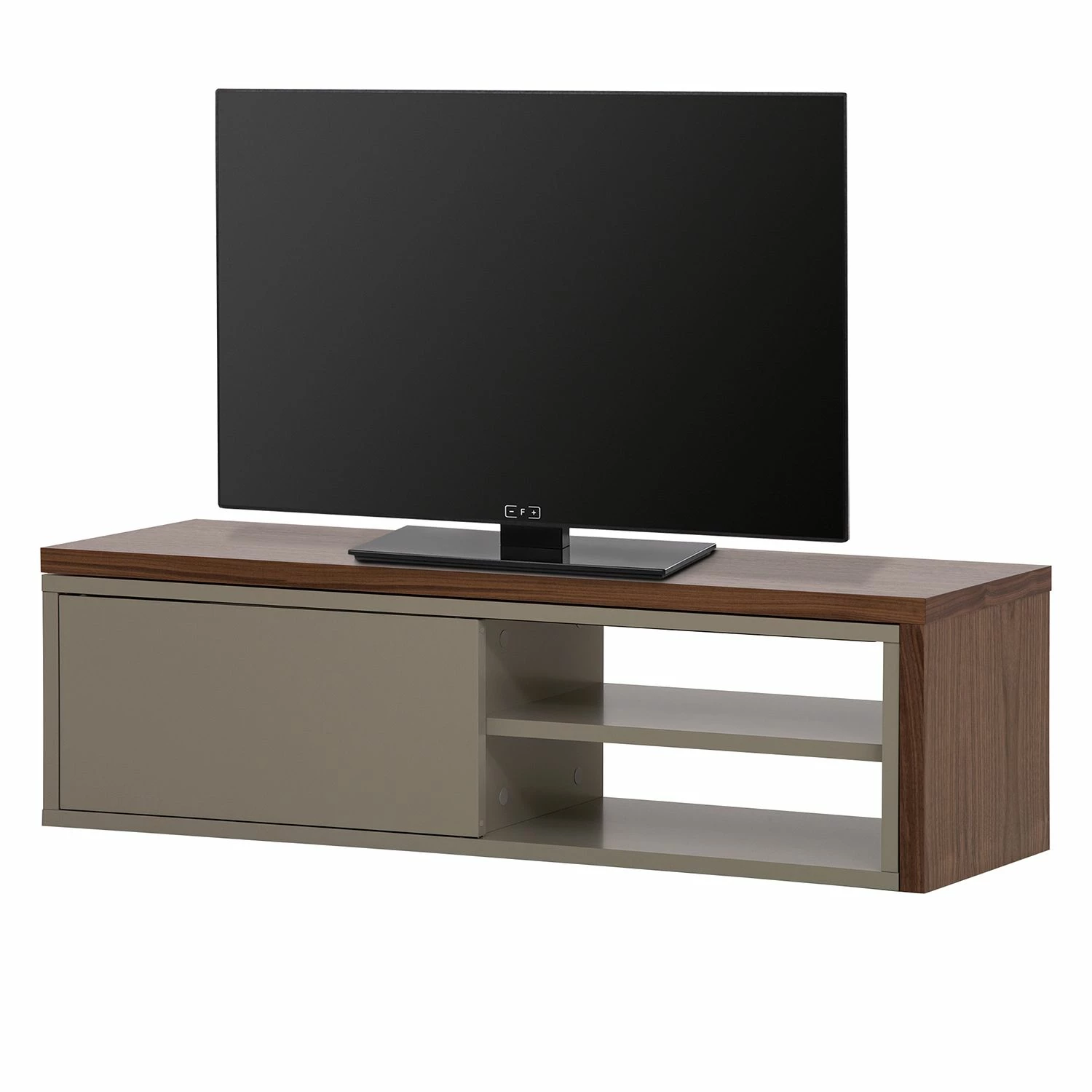 Temahome TV-Lowboard Echo - Grau / Walnuss 1 Temahome TV-Lowboard Echo - Grau / Walnuss