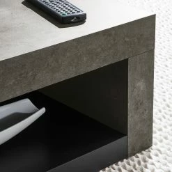 Temahome Couchtisch Detroit - Beton Dekor / Matt Schwarz -Wohnzimmermöbel boutique en ligne 1000095038 201016 13224400192 DETAILS P000000001000095038
