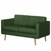 Norrwood Sofa Croom I (2-Sitzer) - Webstoff Polia: Antikgrün