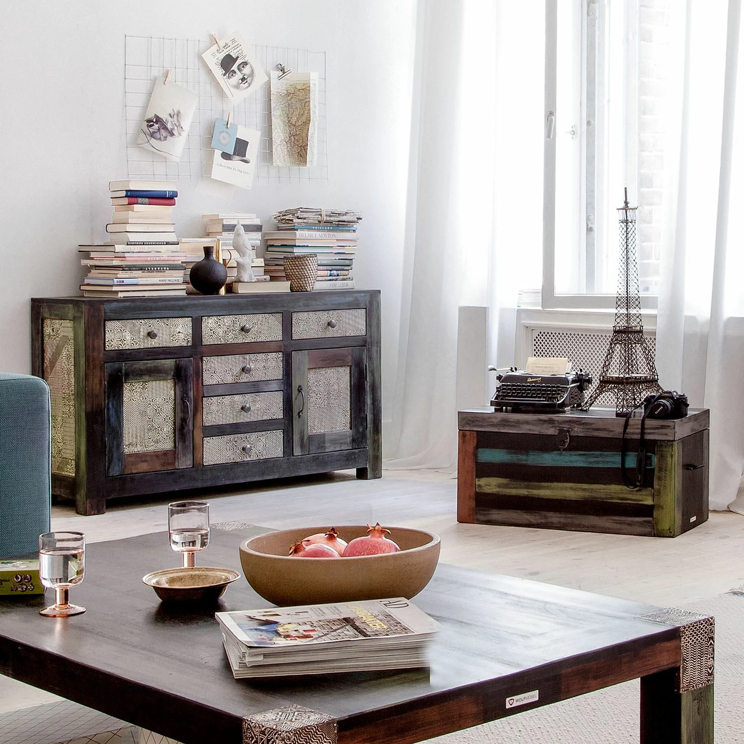 Wolf-Möbel Truhe Goa - Mango Dunkelbraun 2 Wolf-Möbel Truhe Goa - Mango Dunkelbraun – Bild 2