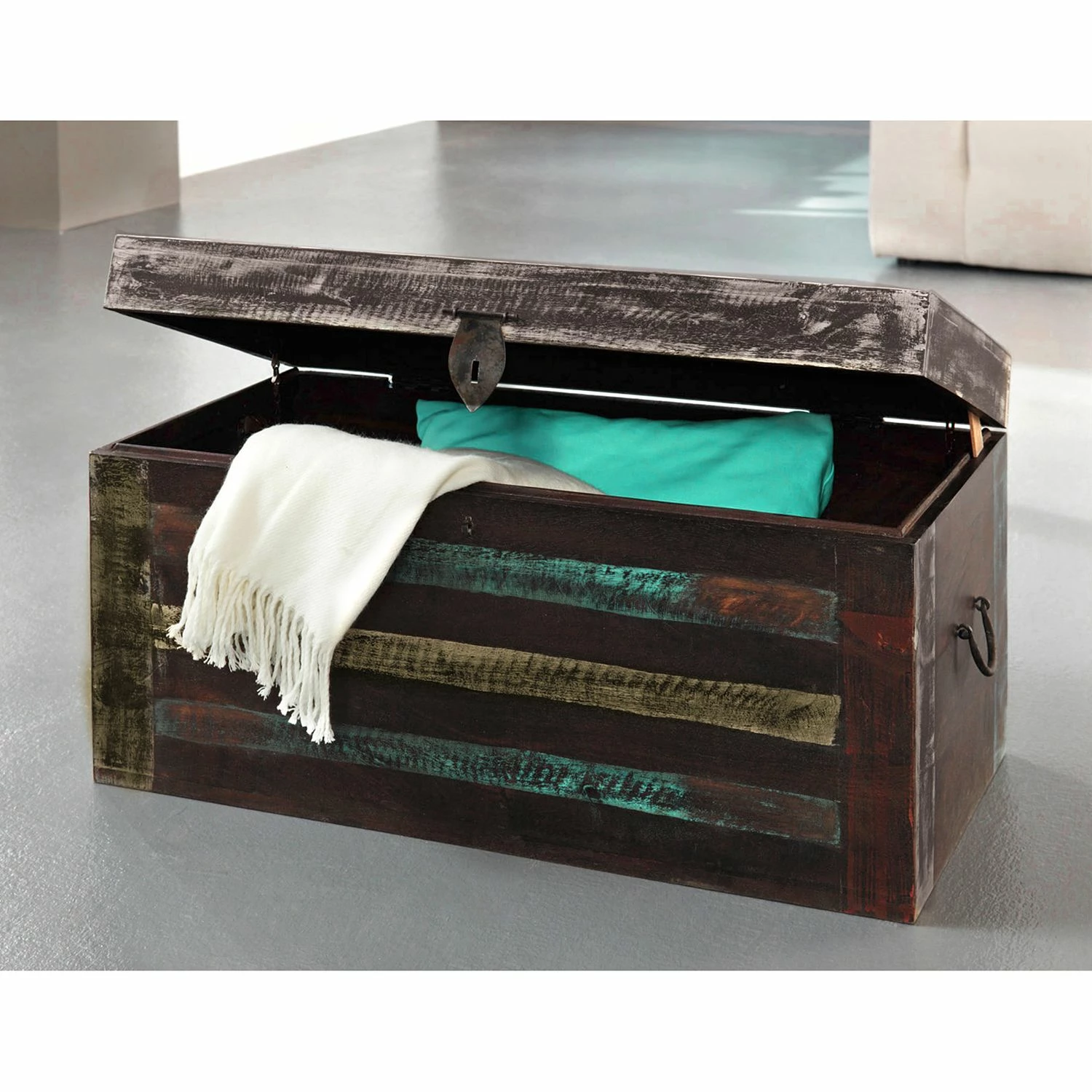 Wolf-Möbel Truhe Goa - Mango Dunkelbraun 3 Wolf-Möbel Truhe Goa - Mango Dunkelbraun – Bild 3