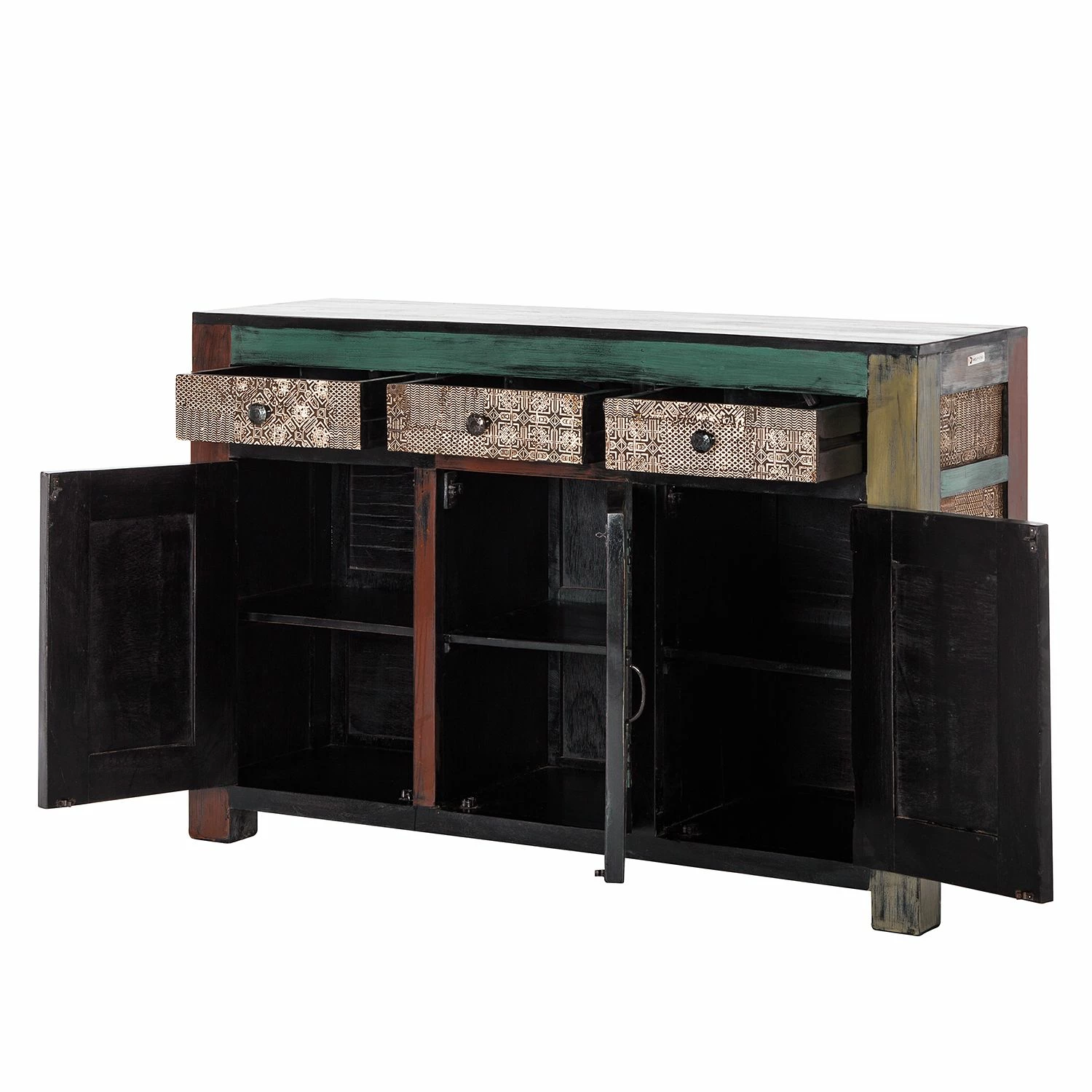 Wolf-Möbel Sideboard Goa I - Mango teilmassiv - Mango Dunkelbraun 6 Wolf-Möbel Sideboard Goa I - Mango teilmassiv - Mango Dunkelbraun – Bild 6