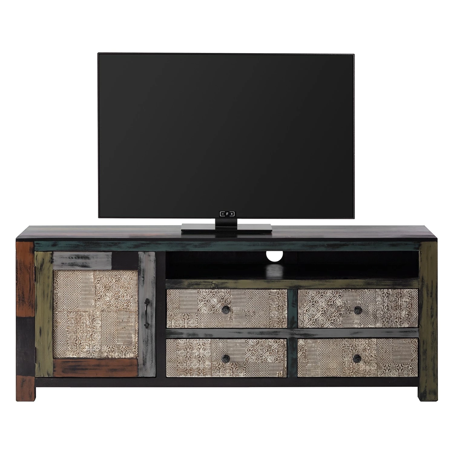 Wolf-Möbel TV-Lowboard Goa III - Mango teilmassiv - Mango Dunkelbraun 1 Wolf-Möbel TV-Lowboard Goa III - Mango teilmassiv - Mango Dunkelbraun