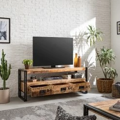 Wolf-Möbel TV-Lowboard Iron - Mango massiv / Eisen 22 Wolf-Möbel TV-Lowboard Iron - Mango massiv / Eisen -Wohnzimmermöbel boutique en ligne 1000104115 200407 07014300009 MOOD DETAILS P000000001000104115 mood