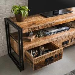 Wolf-Möbel TV-Lowboard Iron - Mango massiv / Eisen 29 Wolf-Möbel TV-Lowboard Iron - Mango massiv / Eisen -Wohnzimmermöbel boutique en ligne 1000104115 200407 07014500011 MOOD DETAILS P000000001000104115 mood