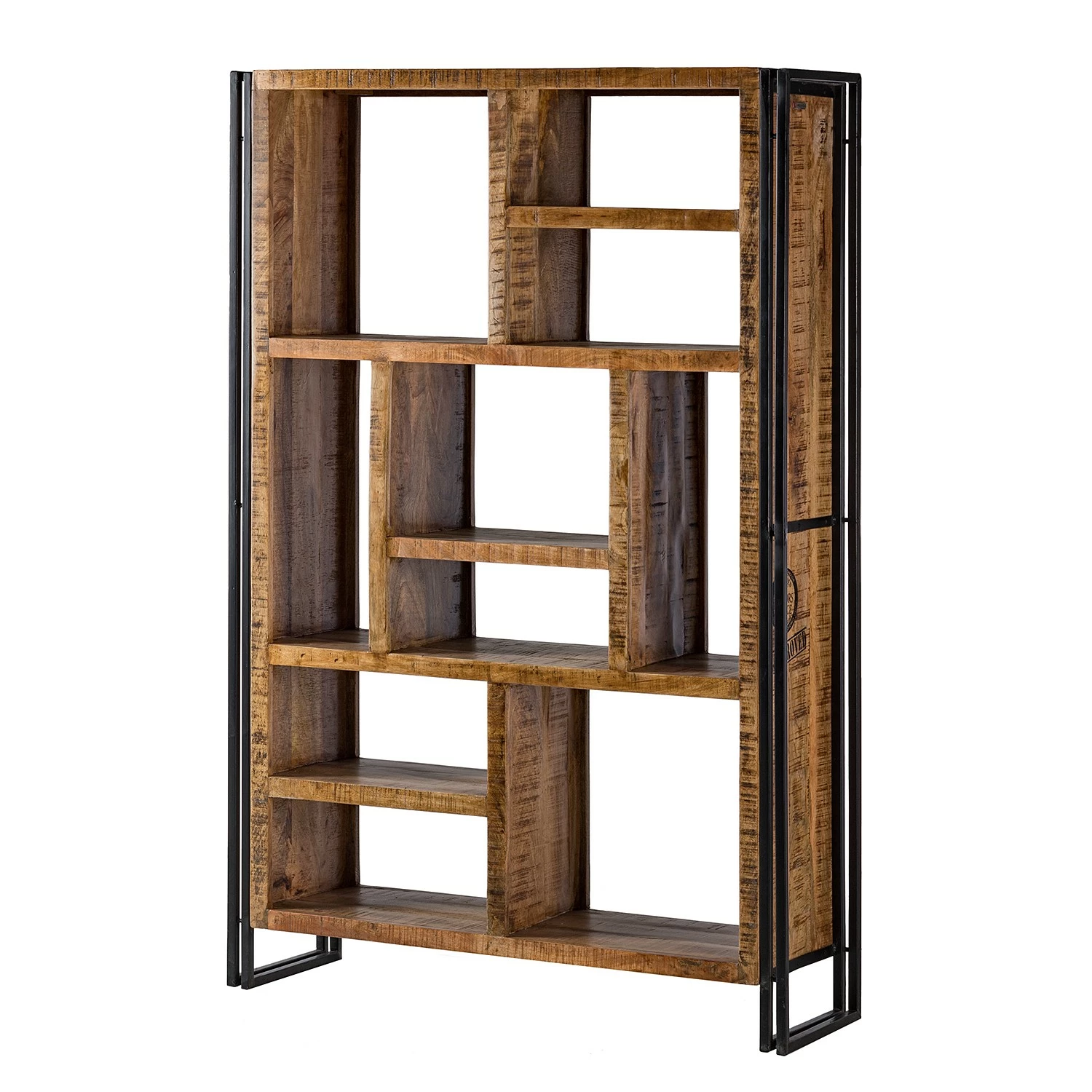 Wolf-Möbel Regal Iron II - Mango massiv / Eisen 1 Wolf-Möbel Regal Iron II - Mango massiv / Eisen