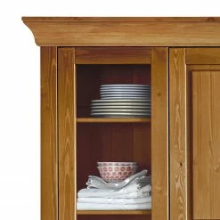 Maison Belfort Vitrinenschrank Bergen - Kiefer Laugenfarbig -Wohnzimmermöbel boutique en ligne 1000104431 211122 083216001033 DETAILS P000000001000104431