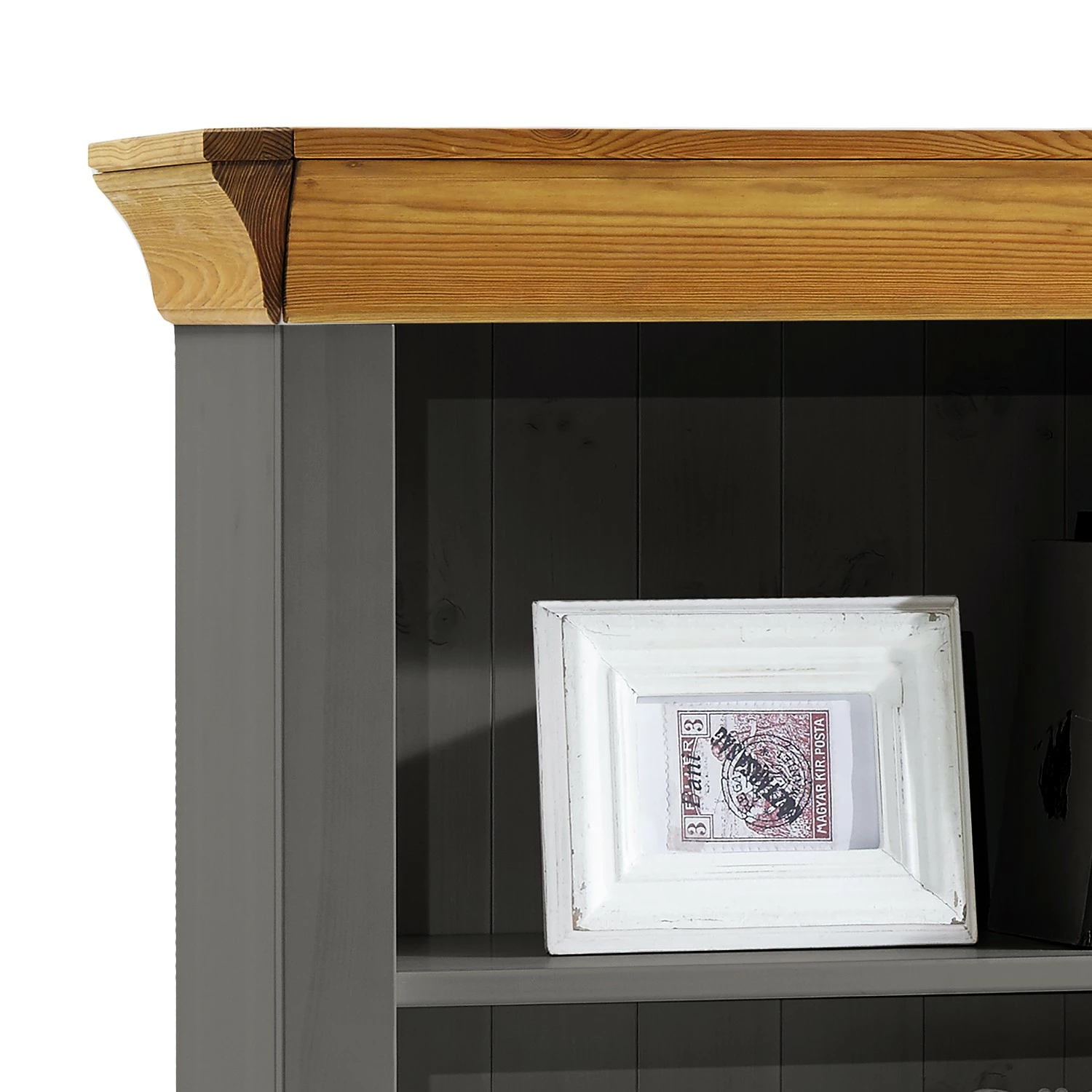 Maison Belfort Regal Bergen II - Kiefer Grau / Kiefer Laugenfarbig 3 Maison Belfort Regal Bergen II - Kiefer Grau / Kiefer Laugenfarbig – Bild 3