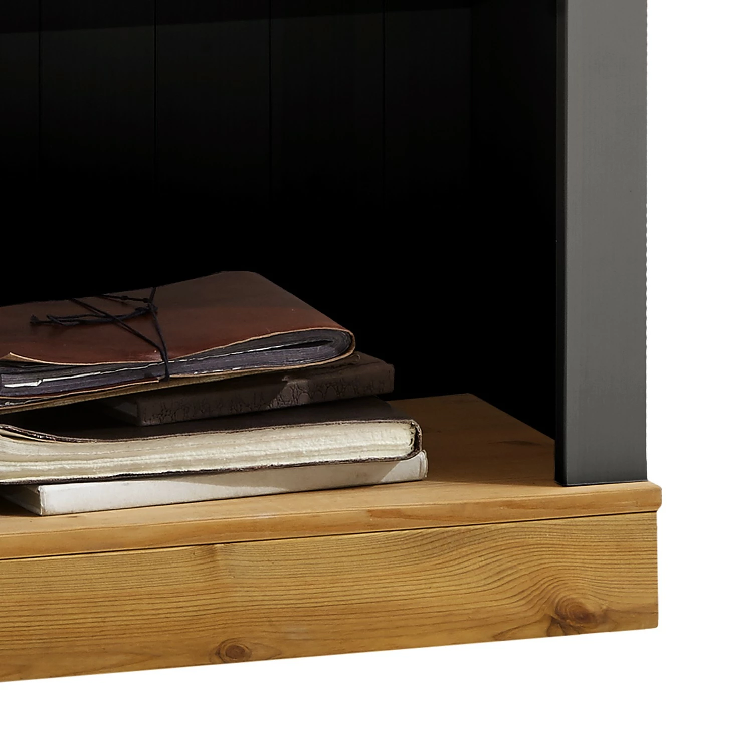 Maison Belfort Regal Bergen II - Kiefer Grau / Kiefer Laugenfarbig 5 Maison Belfort Regal Bergen II - Kiefer Grau / Kiefer Laugenfarbig – Bild 5