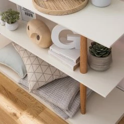 Mørteens Regal Lindholm IV - Weiß - 120 x 72 cm -Wohnzimmermöbel boutique en ligne 1000110750 190924 12493900008 DETAILS P000000001000110750