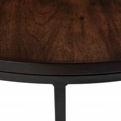 Ars manufacti Couchtisch Marias I (2er-Set) - Walnuss / Schwarz -Wohnzimmermöbel boutique en ligne 1000111508 180920 13475013 GALLERYIMAGES P000000001000111508