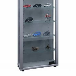 VCM Standvitrine Stano (inkl. Beleuchtung) - Silber -Wohnzimmermöbel boutique en ligne 1000113464 210903 06462500004 DETAILS P000000001000113464