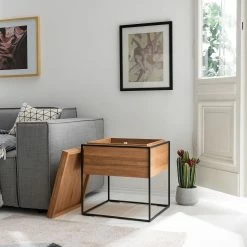 Studio Copenhagen Beistelltisch Cubus I - Eiche Massiv / Metall - Eiche -Wohnzimmermöbel boutique en ligne 1000114081 190417 14473300021 MOOD GALLERYIMAGES P000000001000114081 mood