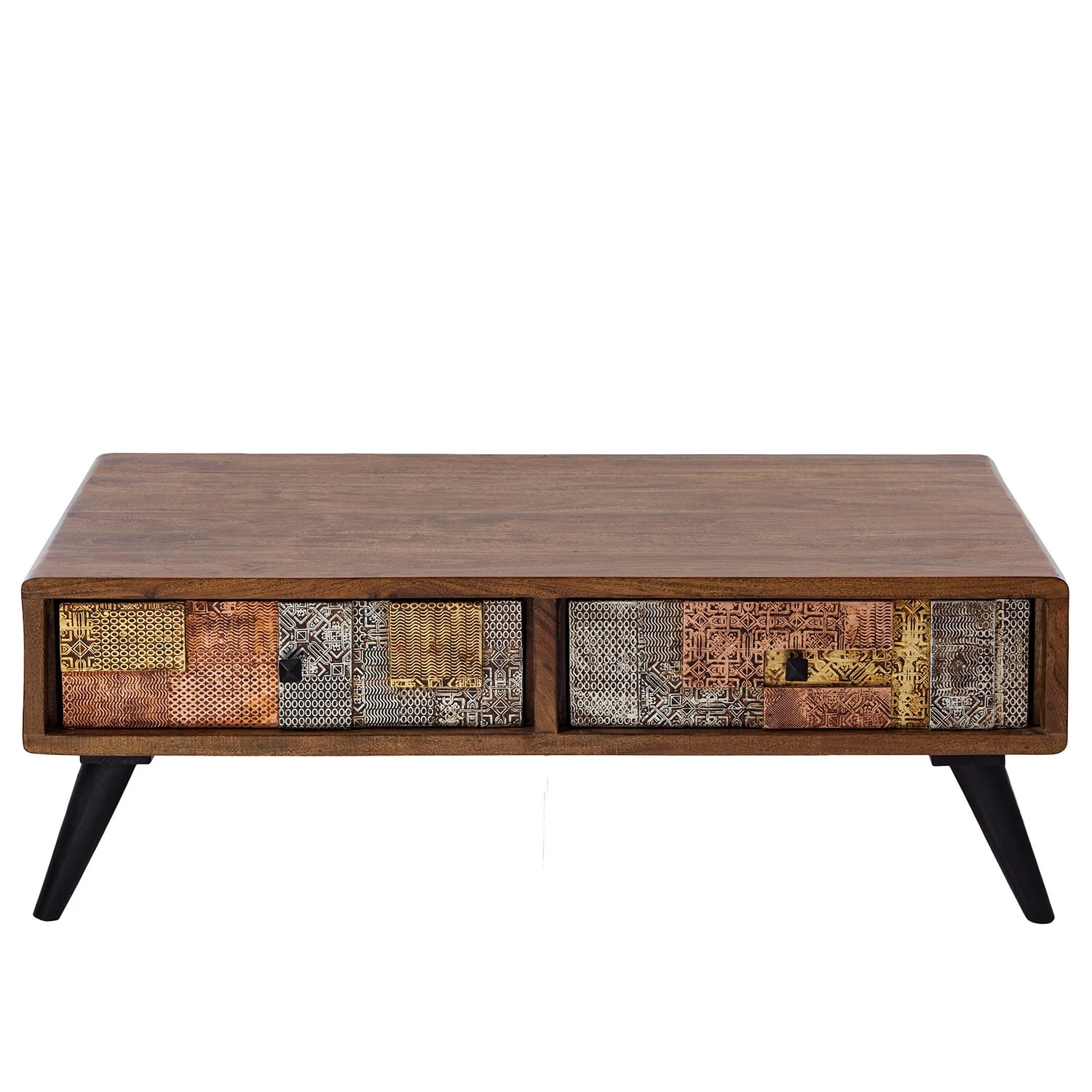 Wolf-Möbel Couchtisch Orient - Akazie massiv / Metall - Mehrfarbig 6 Wolf-Möbel Couchtisch Orient - Akazie massiv / Metall - Mehrfarbig – Bild 6