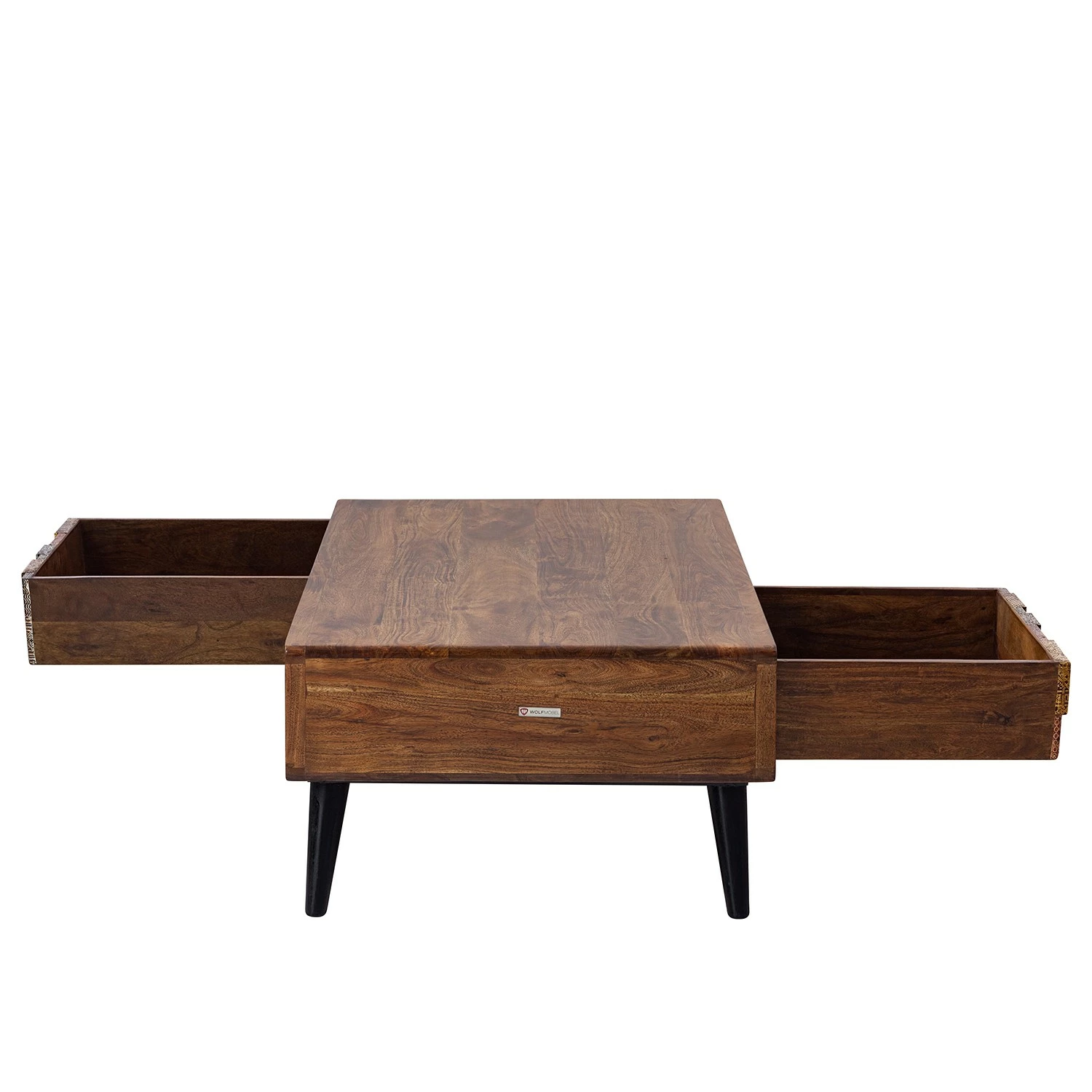 Wolf-Möbel Couchtisch Orient - Akazie massiv / Metall - Mehrfarbig 9 Wolf-Möbel Couchtisch Orient - Akazie massiv / Metall - Mehrfarbig – Bild 9