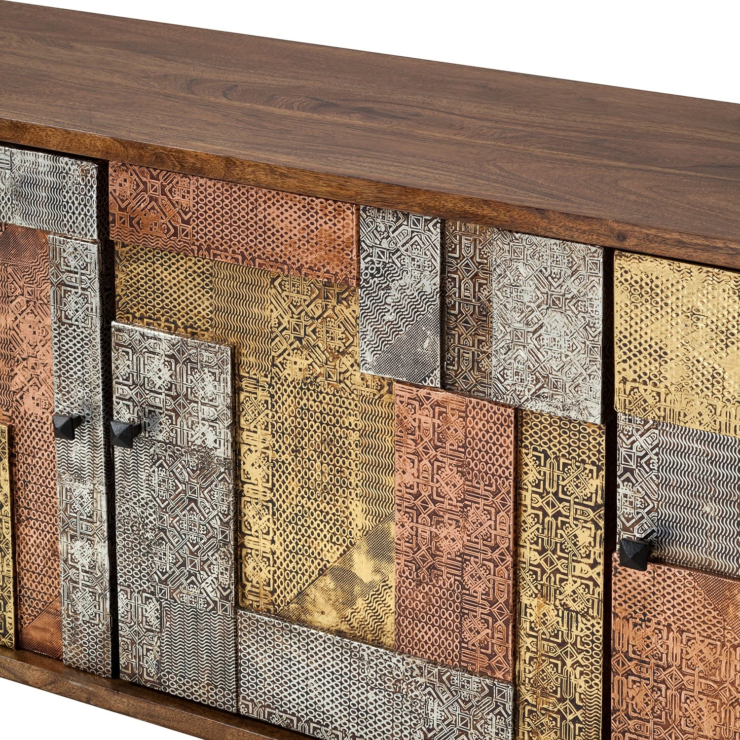 Wolf-Möbel Sideboard Orient - Akazie massiv / Metall - Mehrfarbig 7 Wolf-Möbel Sideboard Orient - Akazie massiv / Metall - Mehrfarbig – Bild 7