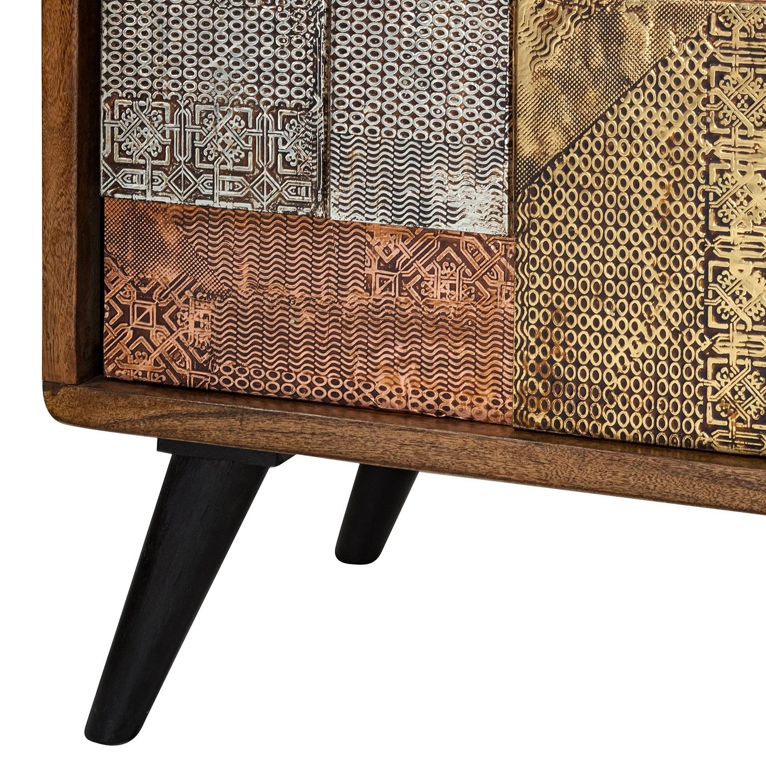 Wolf-Möbel Sideboard Orient - Akazie massiv / Metall - Mehrfarbig 9 Wolf-Möbel Sideboard Orient - Akazie massiv / Metall - Mehrfarbig – Bild 9