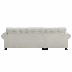 Velvet Studio Ecksofa Marau - Kies - Longchair davorstehend links -Wohnzimmermöbel boutique en ligne 1000115661 200728 11055700004 DETAILS P000000001000115661