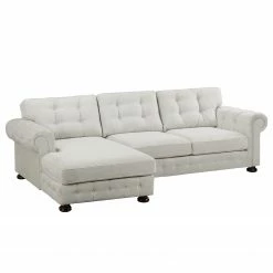 Velvet Studio Ecksofa Marau - Kies - Longchair davorstehend links -Wohnzimmermöbel boutique en ligne 1000115661 200728 11055800006 DETAILS P000000001000115661